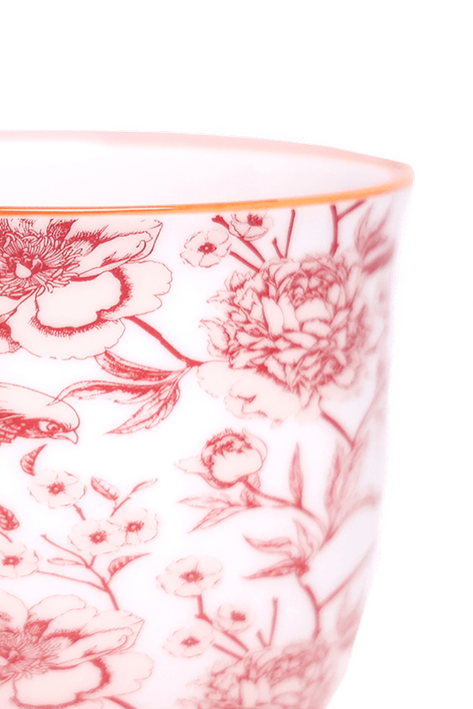 Liberte 5 Porcelain Pot And Saucer With Drainage - Chive US Wholesale