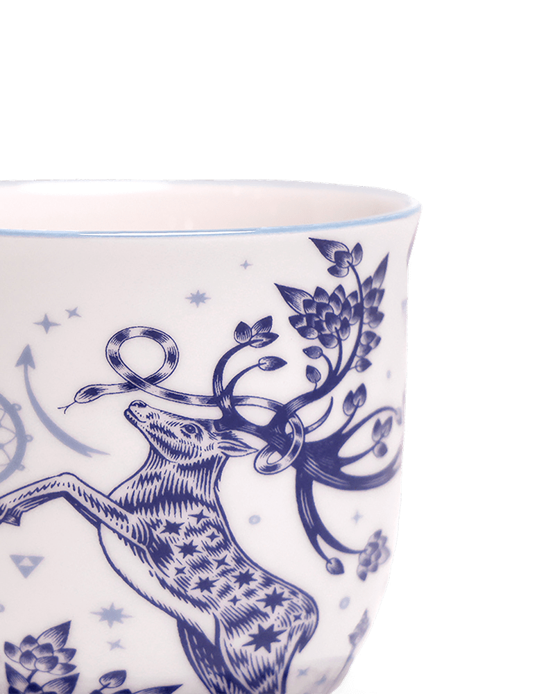 Liberte 5 Porcelain Pot And Saucer With Drainage - Chive US Wholesale