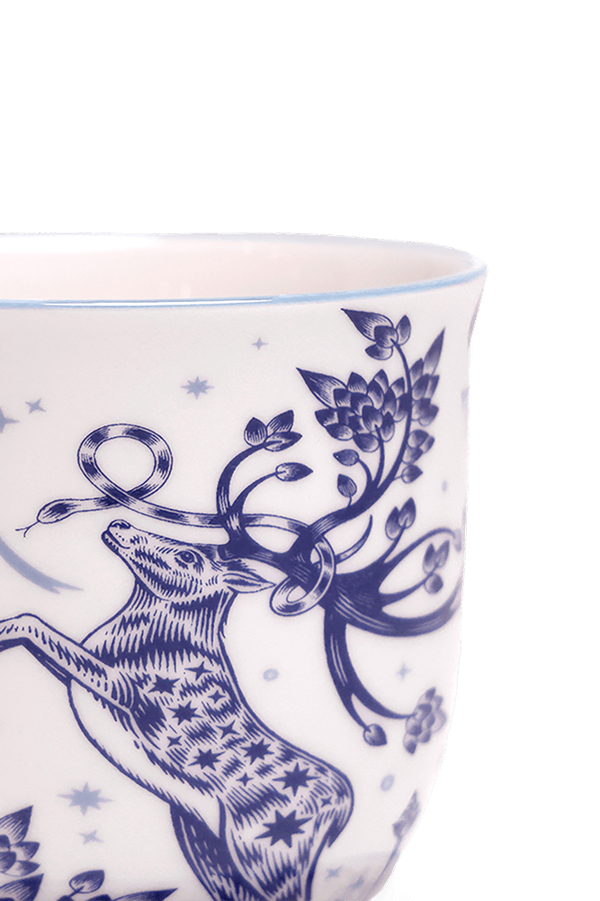 Liberte 5 Porcelain Pot And Saucer With Drainage - Chive US Wholesale