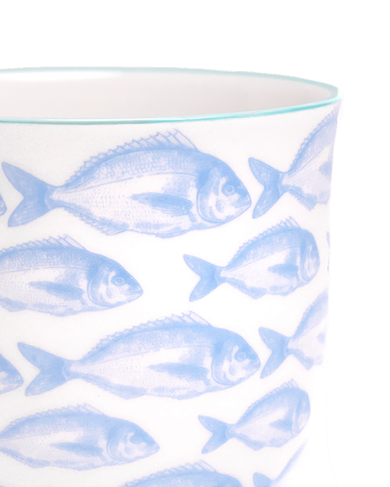 Liberte 5 Porcelain Pot And Saucer With Drainage - Chive US Wholesale