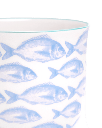 Liberte 5 Porcelain Pot And Saucer With Drainage - Chive US Wholesale
