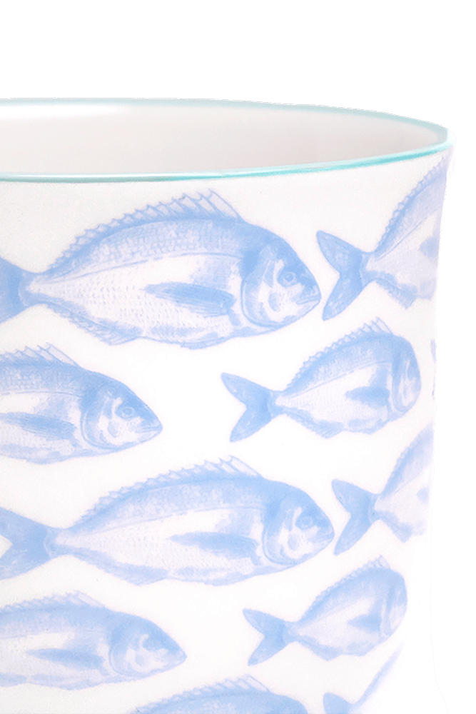 Liberte 5 Porcelain Pot And Saucer With Drainage - Chive US Wholesale