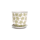 Liberte Porcelain Pot And Saucer Set With Drainage - Chive US Wholesale