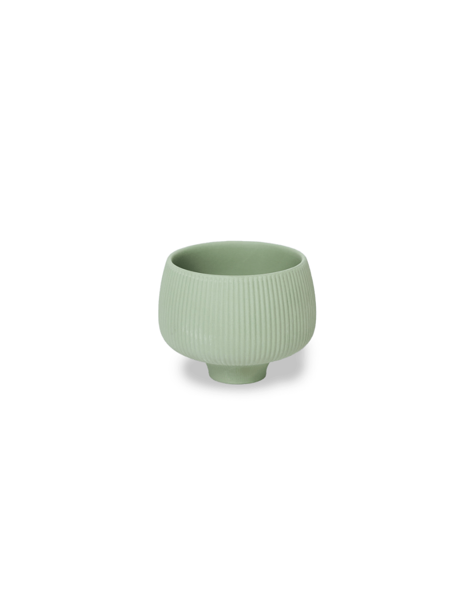 Lilo Porcelain Modern Indoor Plant Pot - Chive US Wholesale