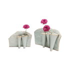 Lotus Ceramic Floral Bud Vase - Chive US Wholesale