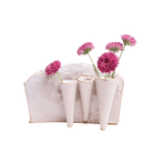 Lotus Ceramic Floral Bud Vase - Chive US Wholesale