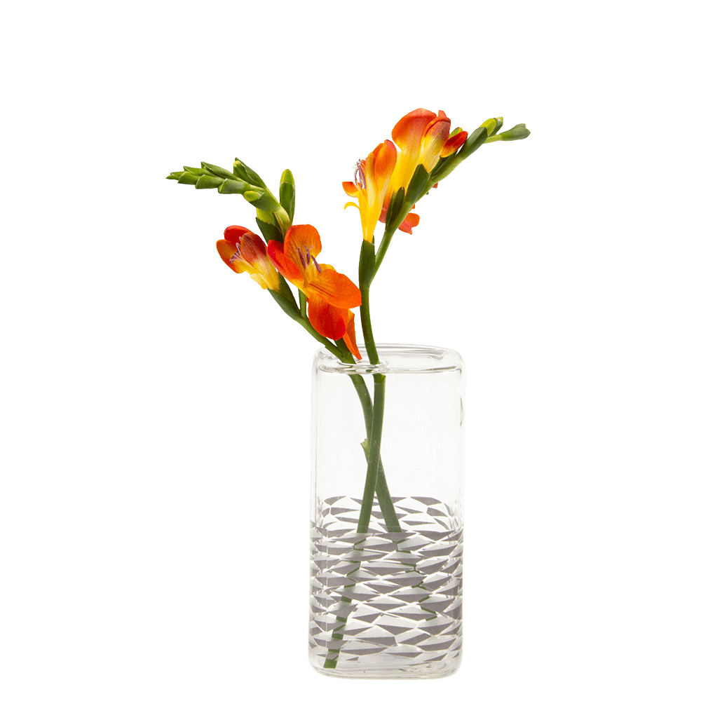 Decal Glass Modern Flower Vase - Chive US Wholesale
