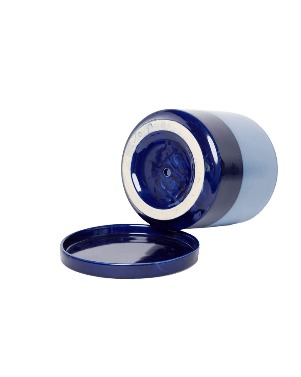 Minute Ceramic Pot And Saucer Set With Drainage - Chive US Wholesale