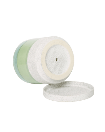 Minute Ceramic Pot And Saucer Set With Drainage - Chive US Wholesale