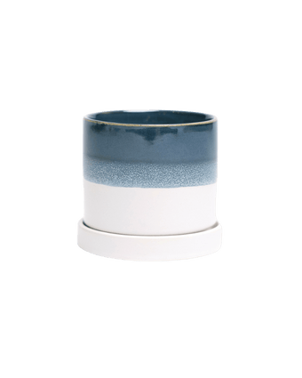 Minute Ceramic Pot And Saucer Set With Drainage - Chive US Wholesale