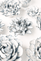 Nantucket Ceramic Flower Blue White Gladiolus - Chive US Wholesale