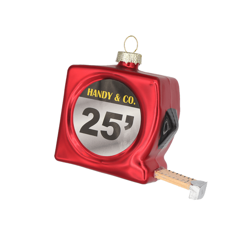 Red Measuring Tape Ornament - Chive US Wholesale