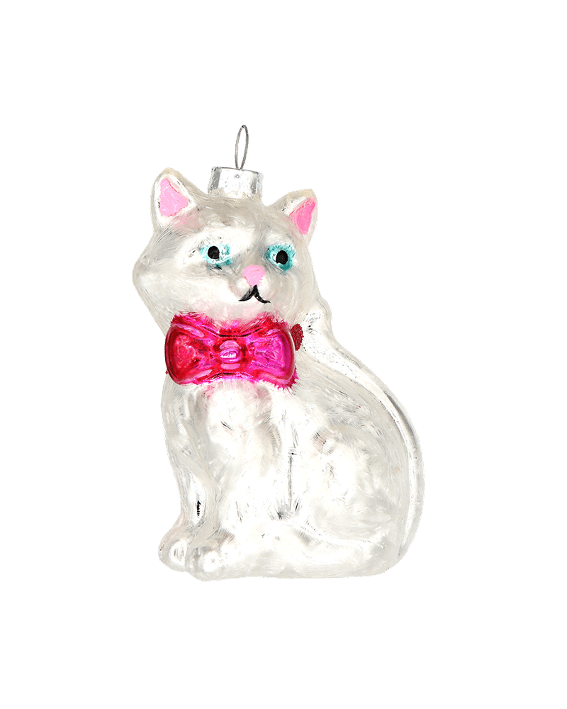 Kitty with Bow Ornament - Chive US Wholesale