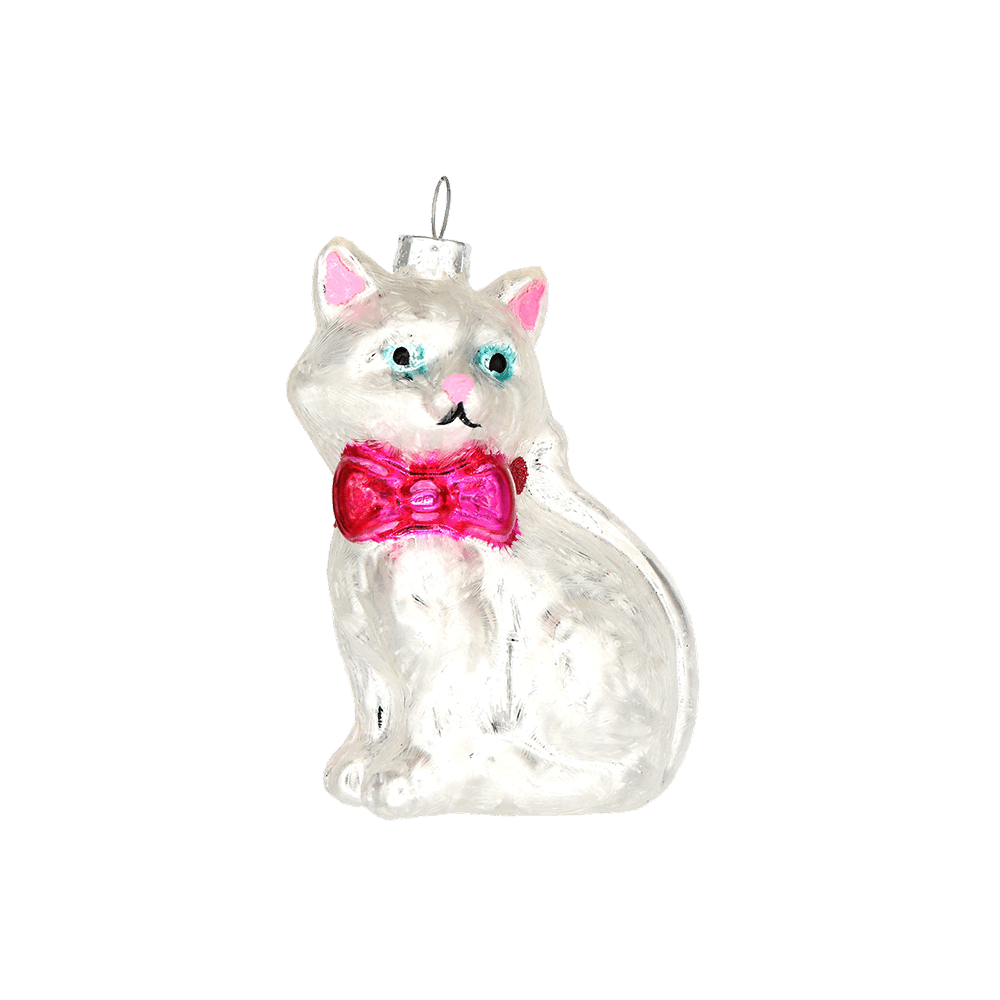 Kitty with Bow Ornament - Chive US Wholesale