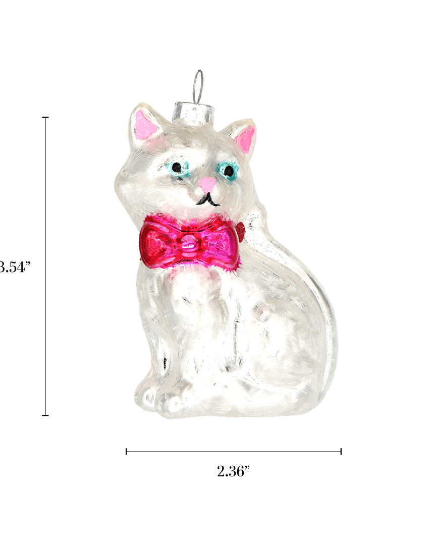 Kitty with Bow Ornament - Chive US Wholesale