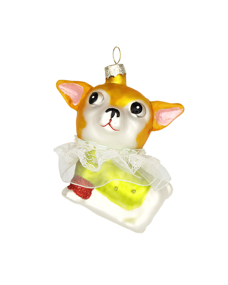 Chihuahua with Collar Ornament - Chive US Wholesale