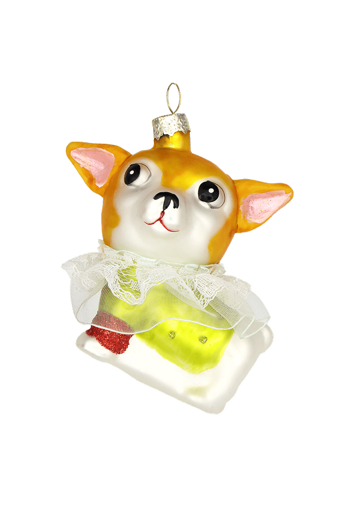 Chihuahua with Collar Ornament - Chive US Wholesale