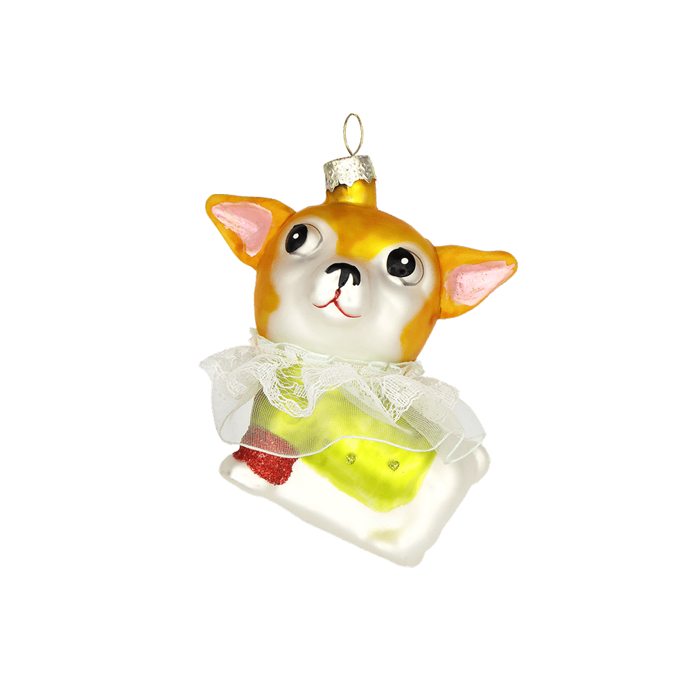 Chihuahua with Collar Ornament - Chive US Wholesale