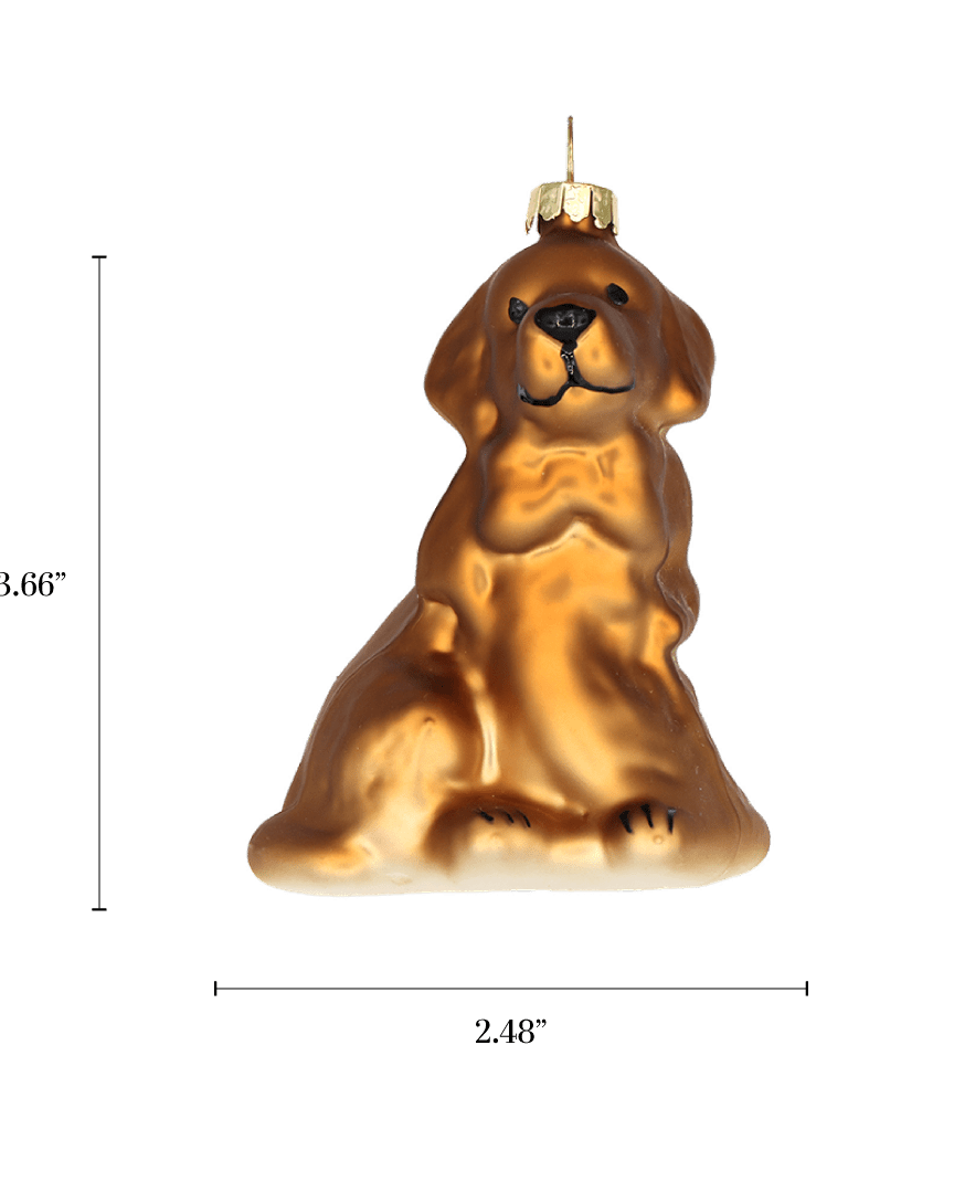 Golden Dog Ornament - Chive US Wholesale