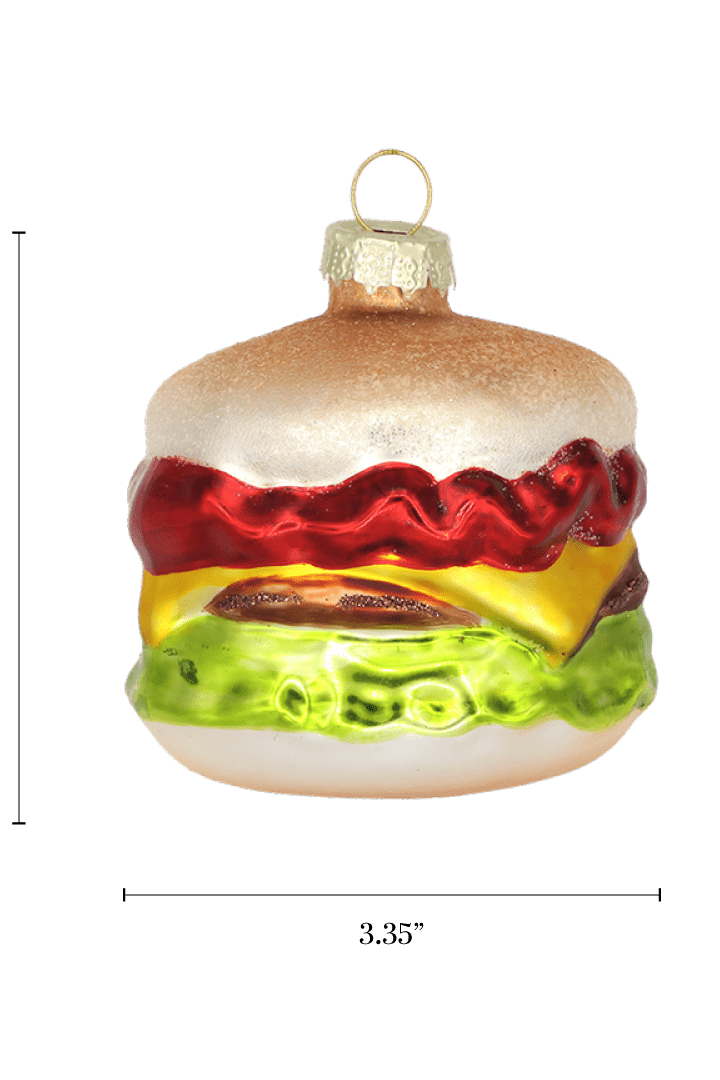 Cheeseburger with Ketchup Ornament - Chive US Wholesale