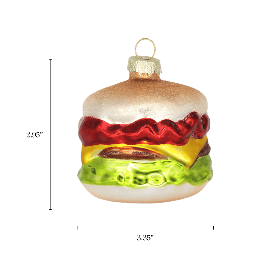 Cheeseburger with Ketchup Ornament - Chive US Wholesale