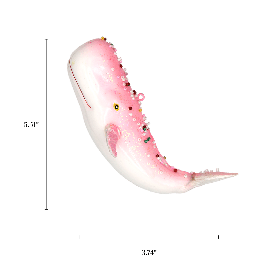 Pink Whale Ornament - Chive US Wholesale