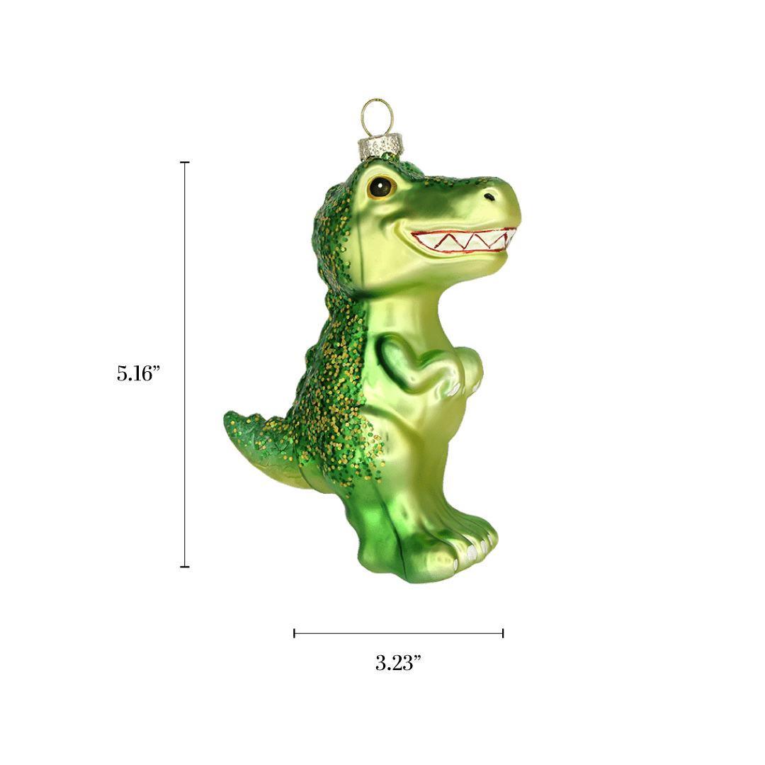 Happy Dino Ornament - Chive US Wholesale