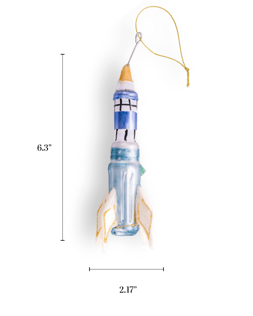 Space Ship Ornament - Chive US Wholesale