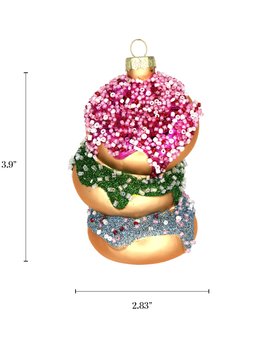 Sprinkle Donuts Ornament - Chive US Wholesale