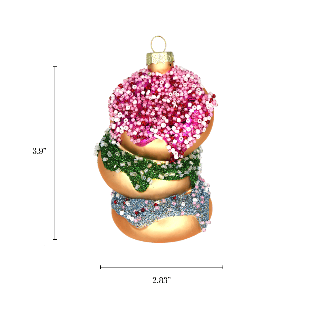 Sprinkle Donuts Ornament - Chive US Wholesale