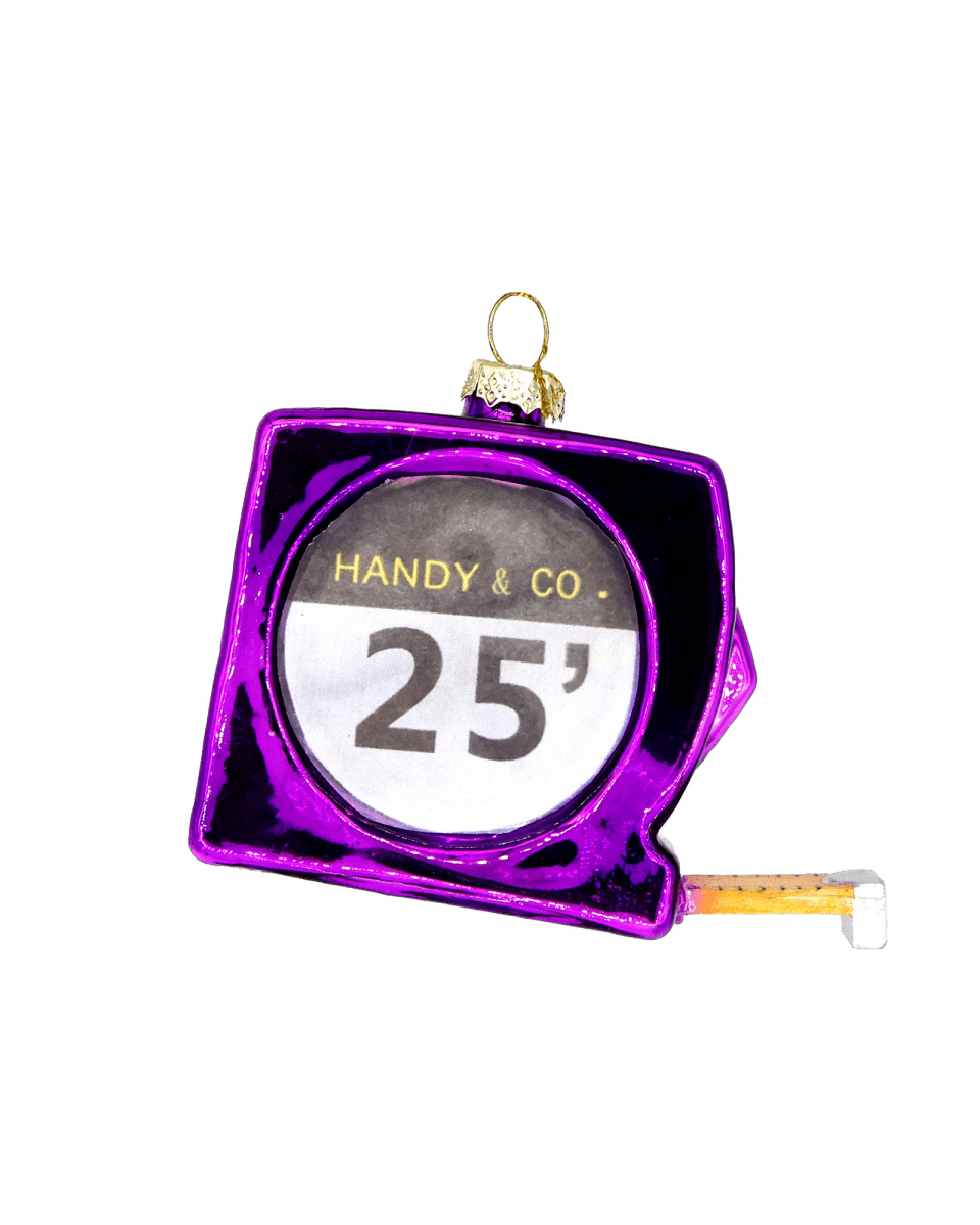 Purple Tape Measure Ornament - Chive US Wholesale