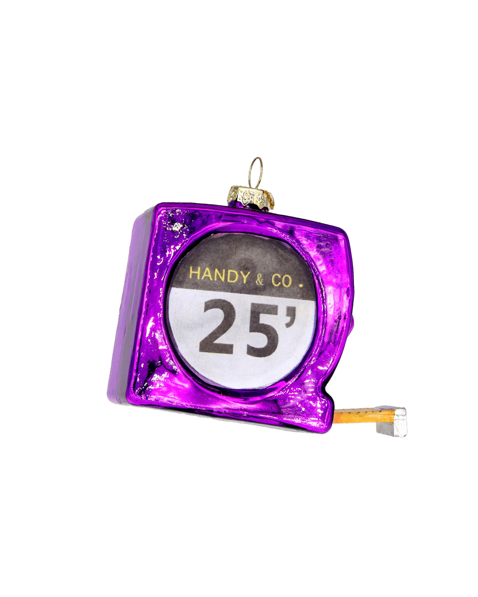 Purple Tape Measure Ornament - Chive US Wholesale