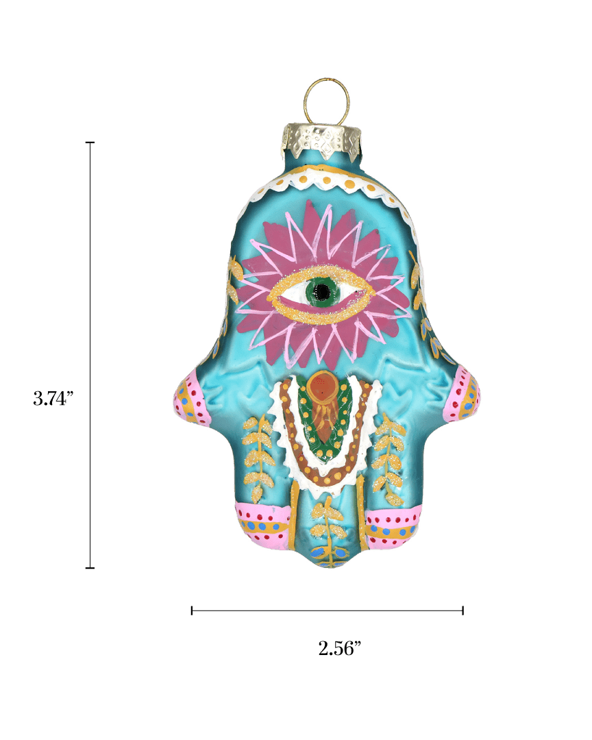 Hamsa Hand Ornament - Chive US Wholesale