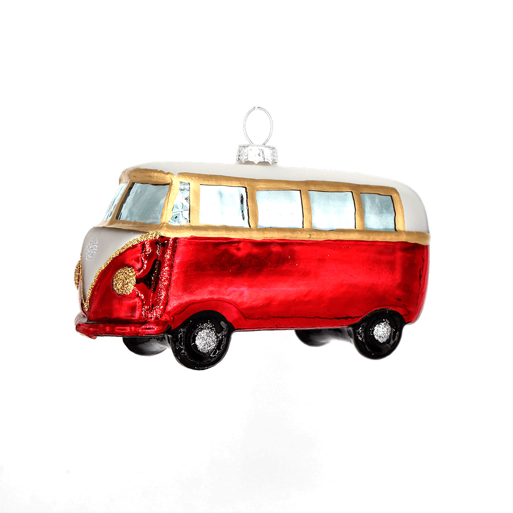 VW Red Van Ornament - Chive US Wholesale