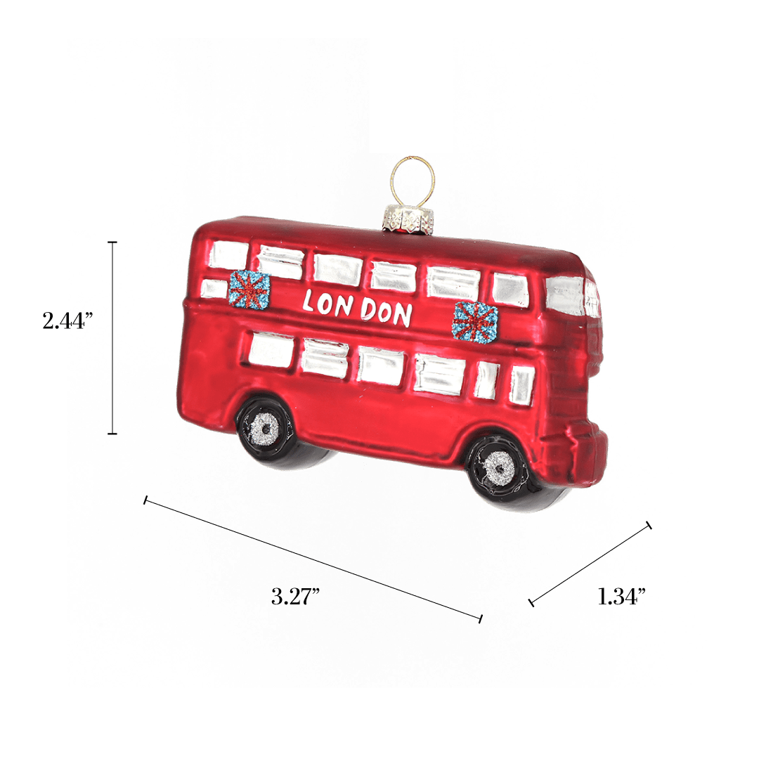 London Double Decker Bus Ornament - Chive US Wholesale