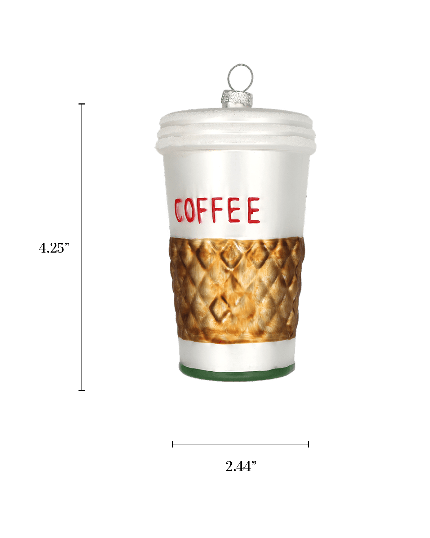 Coffee Cup Ornament - Chive US Wholesale