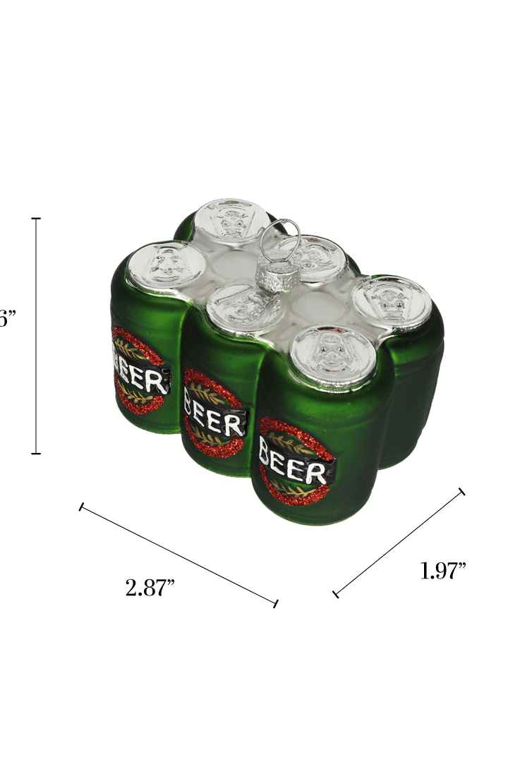 6 pack of Beer Ornament - Chive US Wholesale