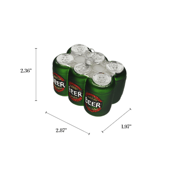 6 pack of Beer Ornament - Chive US Wholesale