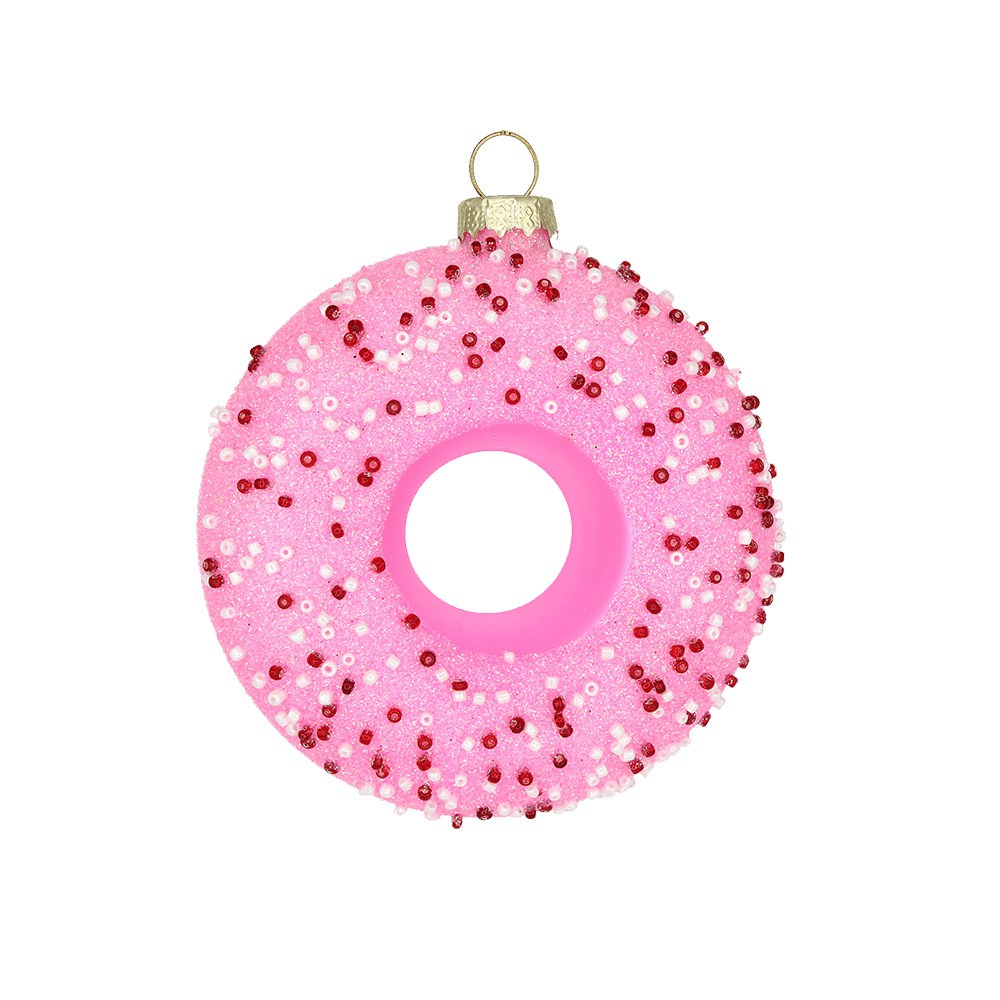 Pink Donut Ornament - Chive US Wholesale