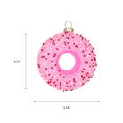 Pink Donut Ornament - Chive US Wholesale