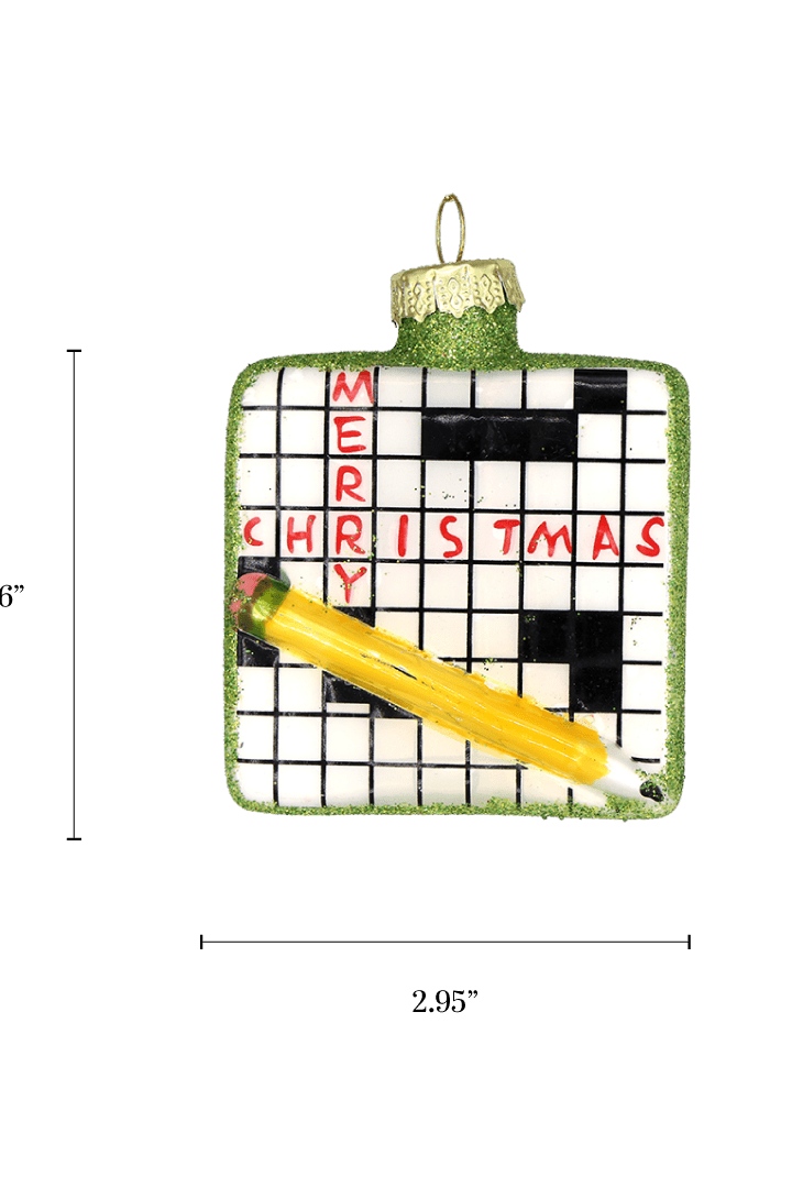 Crossword Ornament - Chive US Wholesale