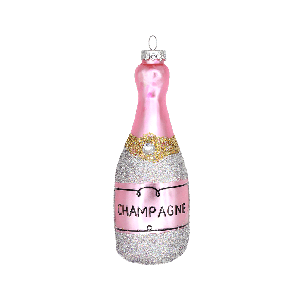 Pink Champagne Ornament - Chive US Wholesale