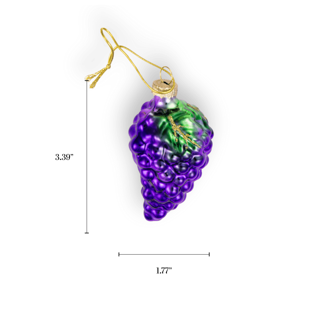 Purple Grapes Bunch Ornament - Chive US Wholesale