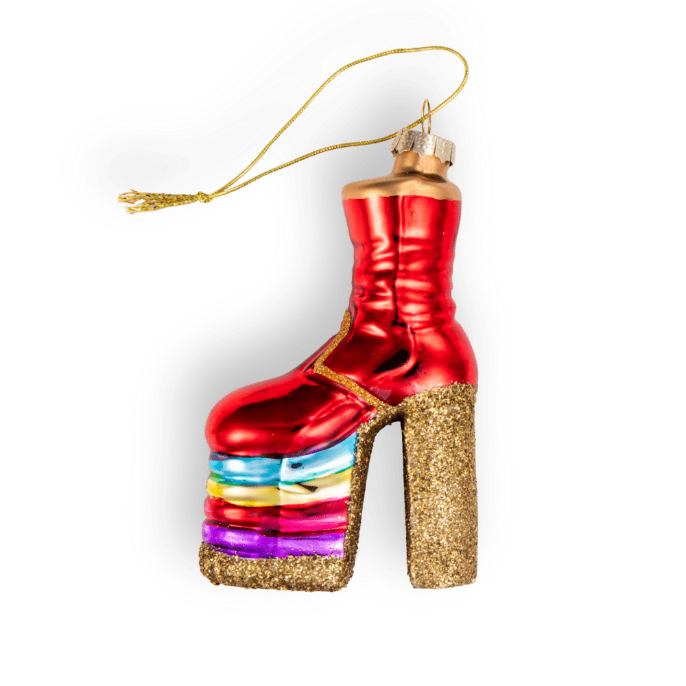 Rainbow Platform Boot Ornament - Chive US Wholesale