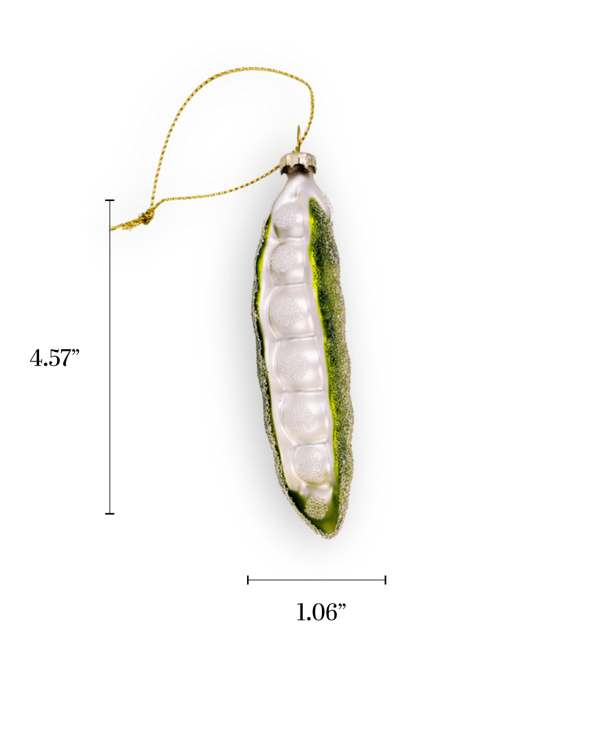 Green Pea Pod Ornament - Chive US Wholesale