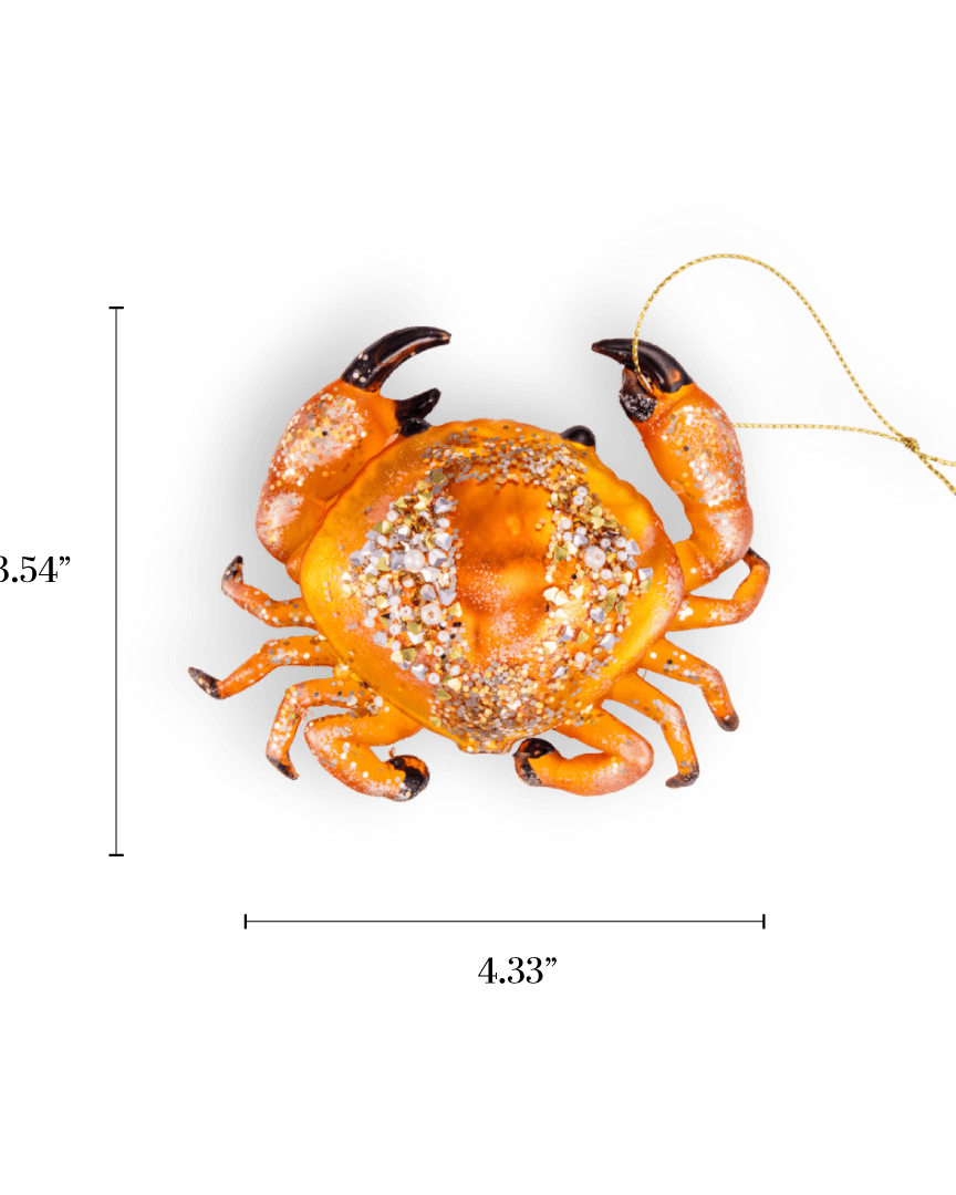 Jeweled Crab Ornament - Chive US Wholesale