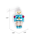 Retro Blue Robot Ornament - Chive US Wholesale