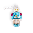 Retro Blue Robot Ornament - Chive US Wholesale