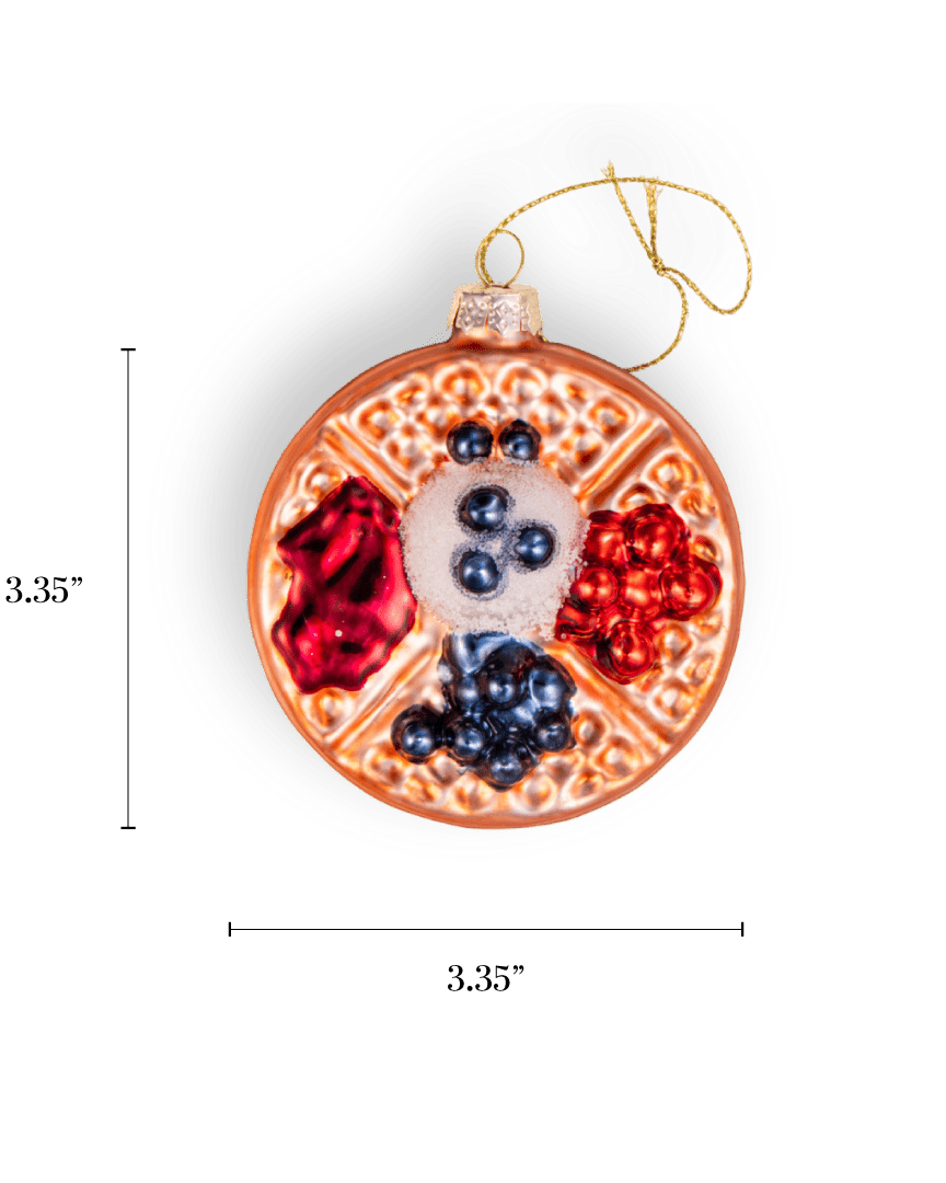 Breakfast Waffle Ornament - Chive US Wholesale