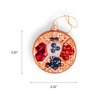 Breakfast Waffle Ornament - Chive US Wholesale